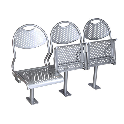 Sedile per nave passeggeri - PARO KL - Gerpol Sitzsysteme GmbH - ribaltabile / in acciaio inossidabile