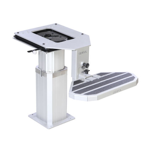 Supporto per sedile pilota per nave - GPS - Gerpol Sitzsysteme GmbH - regolabile / in alluminio