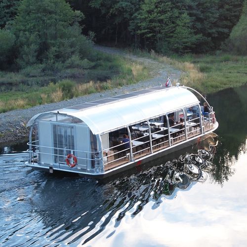 Barca professionale battello turistico - TEMA 360Cat (2x6kW 24Vdc) - TEMA - catamarano / entrobordo / elettrosolare