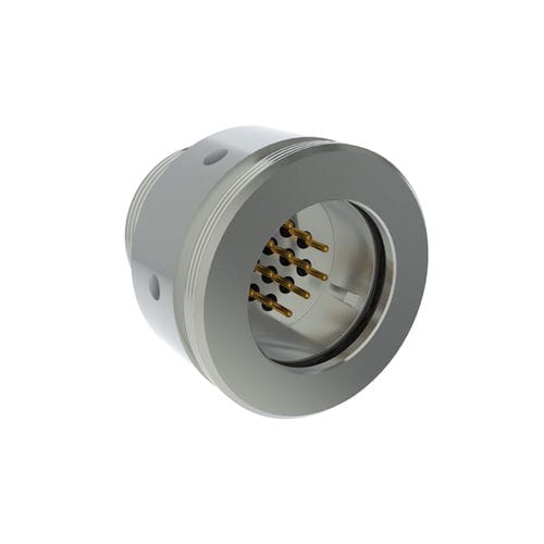 Connettore elettrico - 107 MIL-C-24217 - Teledyne D.G.O'Brien - sottomarino / 48 contatti / passaparete
