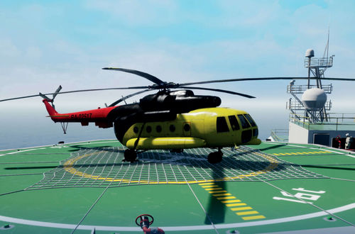 Simulatore di realtà virtuale di eliporto - Helideck VR - STORM SIM