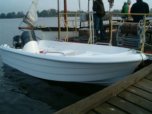Barca open fuoribordo - 480 - Mazury Sp. z o.o.  - con console laterale / da pesca sportiva / da turismo