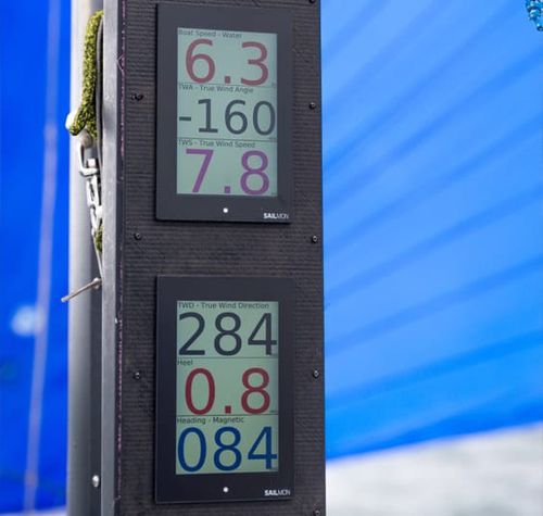 Strumento multifunzione anemometro - ELEMENT 7 - Sailmon GmbH  - per barca a vela / a colori / fisso