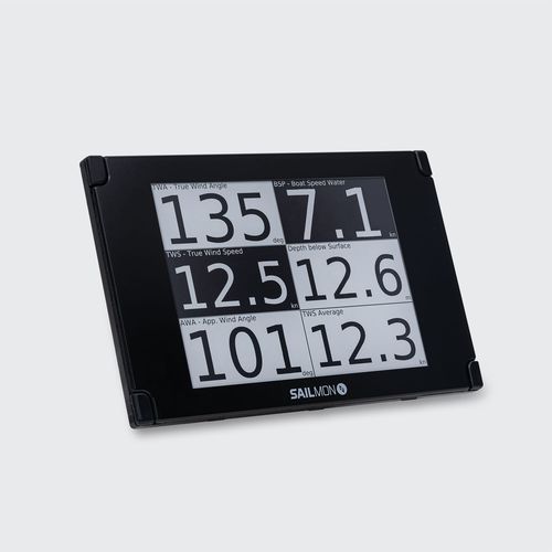 Strumento multifunzione anemometro - ELEMENT INK - Sailmon GmbH  - per barca a vela / monocromatico / fisso