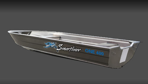 Barca professionale barca utilitaria - 400 - SMARTLINER - fuoribordo / in alluminio