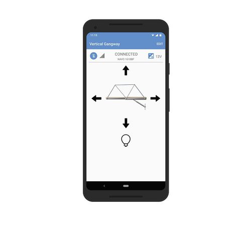 Applicazione di controllo - Swissway Marine Holland bv - per barca a vela / per yacht / per smartphone