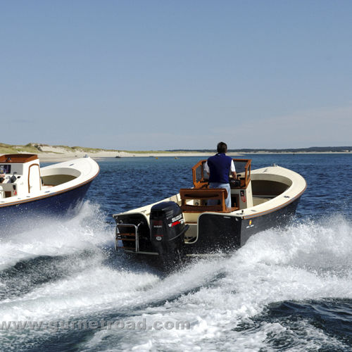 Barca open fuoribordo - RB 21 - HABER YACHTS Sp. z o.o.  - con console centrale / max. 7 persone / classica