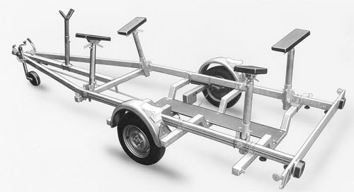 Carrello per movimentazione - B900-B1800 - Heku-Fahrzeugbau GmbH  - per barca a vela / a un asse