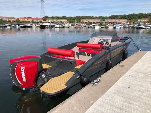 Barca open fuoribordo - 850 Azur - Tinn-Silver aluminium boats - con console centrale / offshore / max. 8 persone