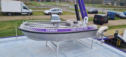 Lancia fuoribordo - 390 (DCI-Approved) - Tinn-Silver aluminium boats - open / con console centrale / in alluminio