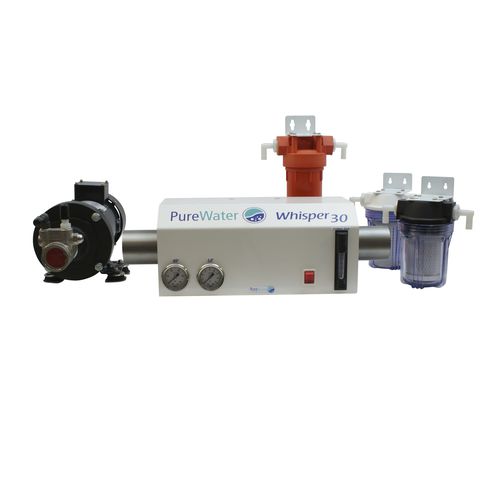 Dissalatore per barca - WHISPER Serie - PureWater - H. Fehlemann, Entsalzungsanlagen  - per yacht / a osmosi inversa / a recupero di energia