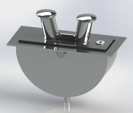 Galloccia d'ormeggio per yacht - krommen stainless steel yacht accessories - per barca / doppia