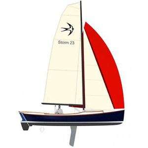Barca a vela day-sailer - Storm 23 - Swallow Yachts - con albero in carbonio / semi-custom