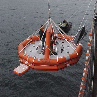 Zattera di salvataggio per nave - MOR - Survitec Zodiac - 10 posti / gonfiabile