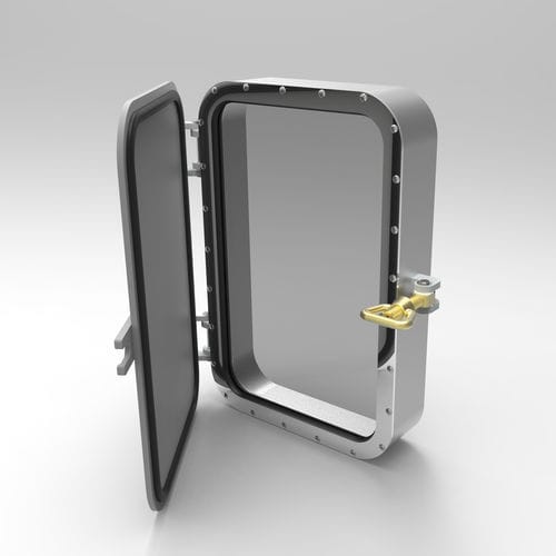 Finestra per nave - ALUMINYUM IS - SHIP WINDOWS AND SCUTTLES - per yacht / fissa / rettangolare
