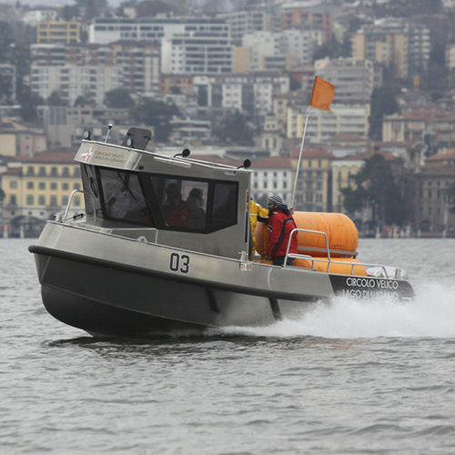 Barca professionale imbarcazione di servizio - PORTER 75 - STORMER MARINE - fuoribordo / in alluminio