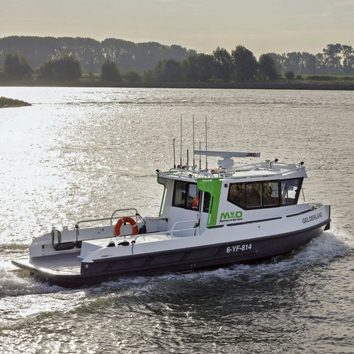 Barca professionale nave idrografica - PORTER S 90 - STORMER MARINE - entrobordo / in alluminio