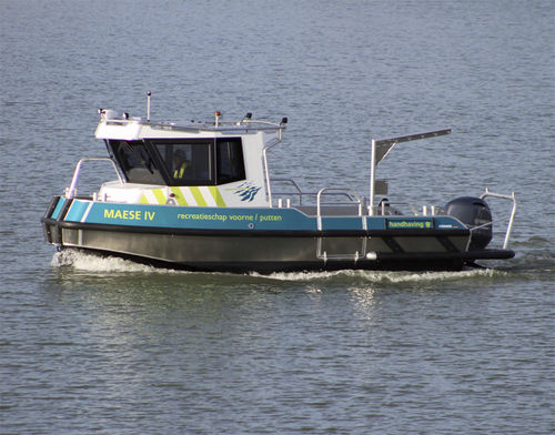 Barca professionale imbarcazione di servizio - PORTER 65 - STORMER MARINE - fuoribordo / in alluminio