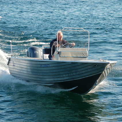 Barca open fuoribordo - MANITOU 17' - Henley Boats™ - con console laterale / con dual console / con console centrale