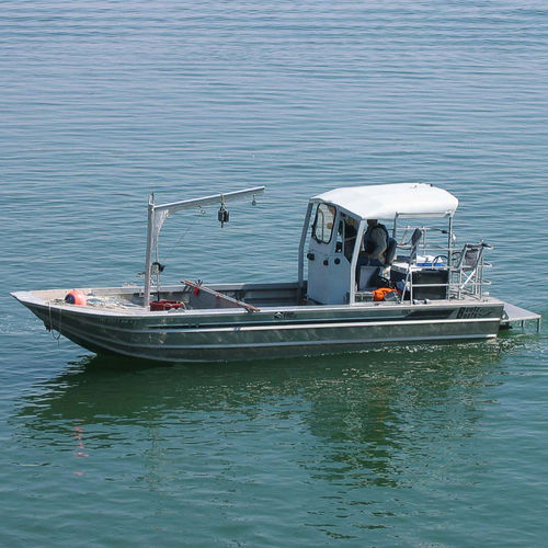 Barca open entrobordo - Bentz Boats - da pesca sportiva / in alluminio / con T-top