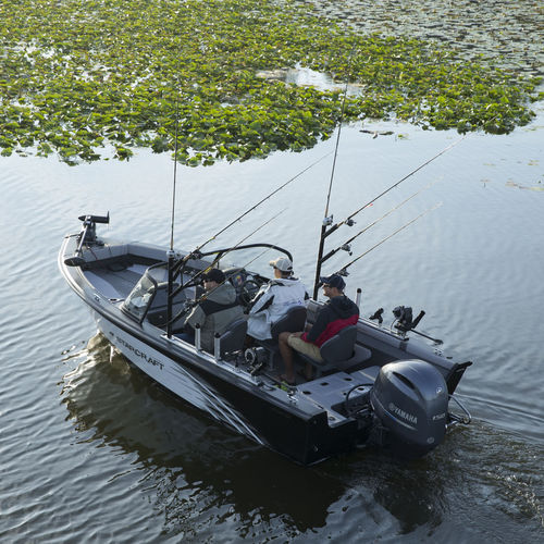 Bay boat fuoribordo - Titan 186 - Starcraft - con dual console / da pesca sportiva / in alluminio