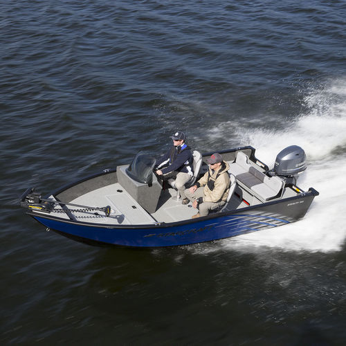 Bay boat fuoribordo - 166 SC - Starcraft - con console laterale / da pesca sportiva / max. 6 persone