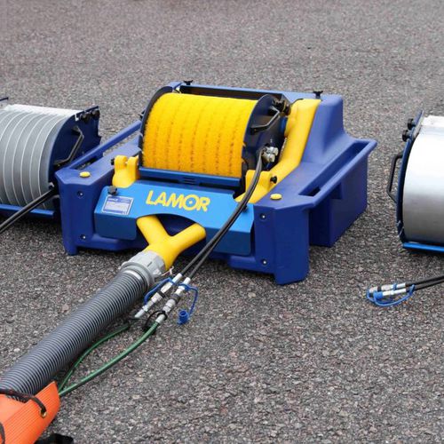 Skimmer per idrocarburi a spazzzola - Minimax 25 - LAMOR - a disco