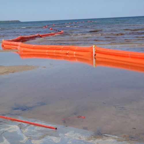 Barriera antinquinamento - Beach  - LAMOR - galleggiante / per fiume / per zone soggette a variazioni di marea