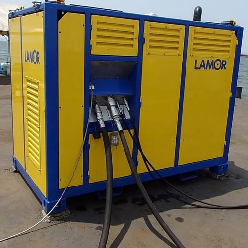 Unità energetica idraulica per barca anti-inquinamento - LPP 200 - LAMOR - per porti e terminali / per skimmer per idrocarburi / con motore elettrico