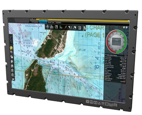 Schermo marino - Mil-Spec 24 - MarineNav Ltd. - sistema di navigazione / PC