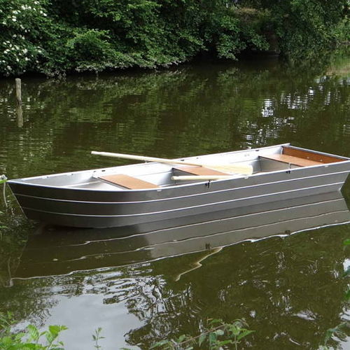 Lancia fuoribordo - 385  - La Maltière - Alu Speed Boat - open / con console centrale / per la pesca