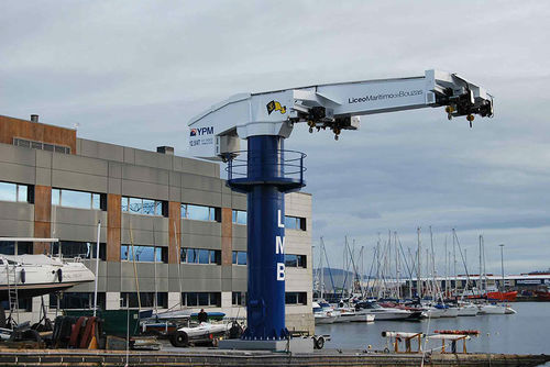 Gru per marina - COUNTERWEIGHT - YPMarinas - a bandiera girevole
