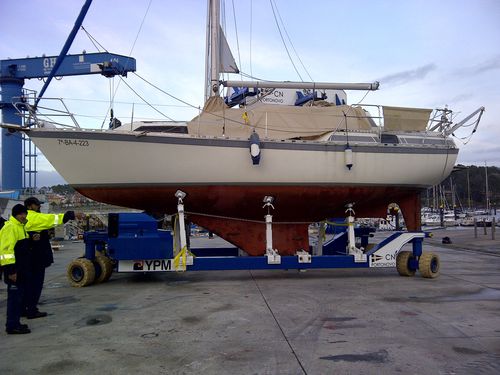 Carrello per movimentazione - CVA SERIES - YPMarinas - per barca a vela / per cantiere navale / semovente