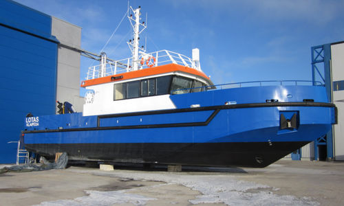 Barca professionale buoy tender costiero - LOTAS - Baltic Workboats AS - entrobordo / in alluminio