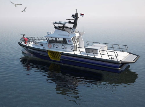 Barca professionale patrol boat - 23 WP - Baltic Workboats AS - entrobordo