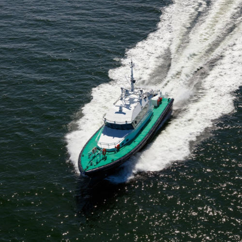 Barca professionale patrol boat - ZEELEEUW - Baltic Workboats AS - entrobordo / in alluminio / autoraddrizzante