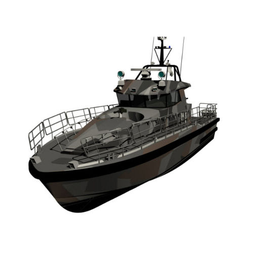 Barca professionale patrol boat - 2100 - Baltic Workboats AS - entrobordo a idrogetto / in alluminio