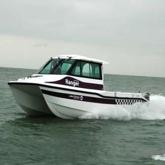 Barca professionale patrol boat - Windermere  - Cheetah Marine - taxi acqueo / catamarano / fuoribordo