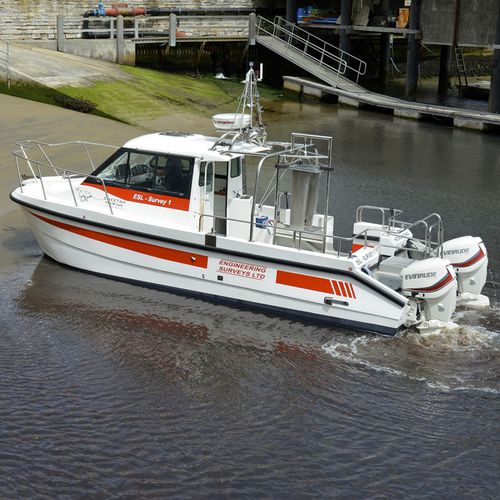 Barca professionale nave idrografica - Survey 1 - Cheetah Marine - catamarano / fuoribordo