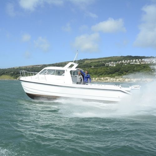 Barca da pesca e diporto catamarano - My Dream - Cheetah Marine - fuoribordo / bimotore / con cockpit chiuso