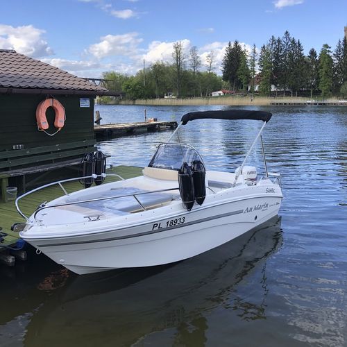 Barca open fuoribordo - QX460 - Marine Times Newspaper - con console centrale / sportiva / da turismo
