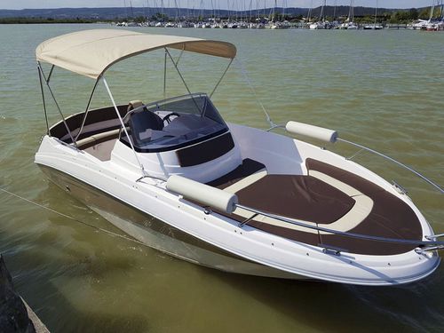 Barca open fuoribordo - QX555 - Marine Times Newspaper - con console centrale / da turismo / max. 7 persone