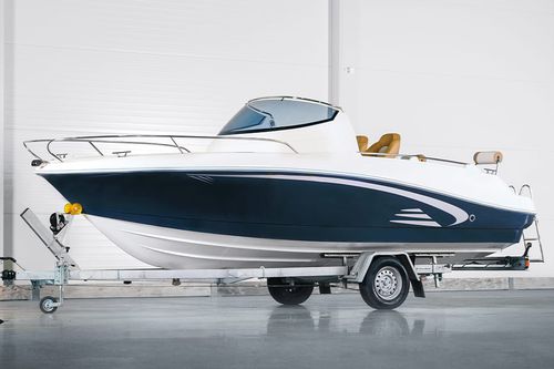 Barca open fuoribordo - QX615 - Marine Times Newspaper - con console centrale / max. 8 persone / con cabina