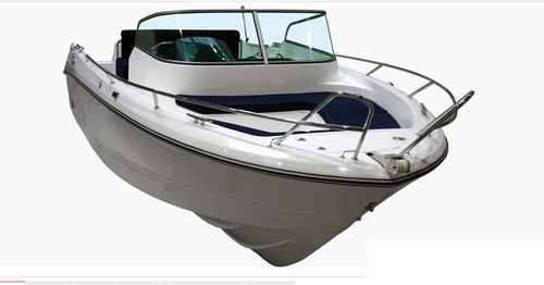 Cabin-cruiser fuoribordo - QX750 - Marine Times Newspaper - open / con console laterale / sportivo