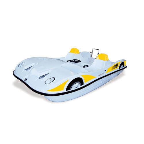 Pedalò 5 posti - CAPRI FORMULA - AQUABLUE - in poliestere / celeste / giallo