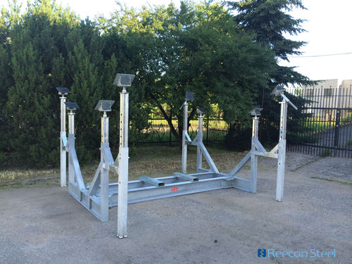 Invaso per barca a vela - Reecon Steel - per barca a motore / regolabile / fisso