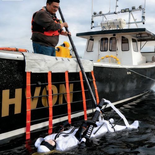 Sistema di recupero di uomo a mare per barca - JY-10 - Qing Dao Hvon Boat Co., Ltd.