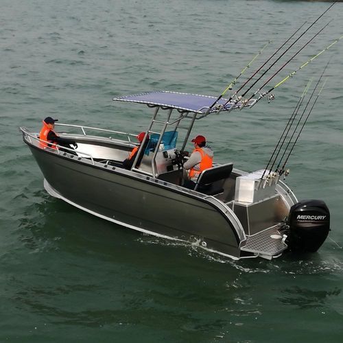 Barca open fuoribordo - Seaya 620D - Qing Dao Hvon Boat Co., Ltd. - con console centrale / da pesca sportiva / da crociera