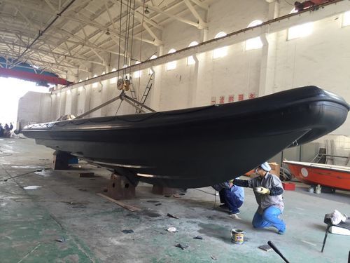 Gommone fuoribordo - RIB-1200 - Changzhou Youbang Boat Co., Ltd. - trimotore / semirigido / open