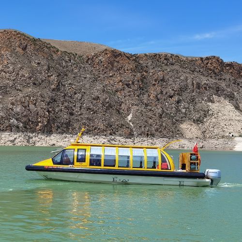 Barca professionale taxi acqueo - YB-1100 - Changzhou Youbang Boat Co., Ltd. - entrofuoribordo / fuoribordo
